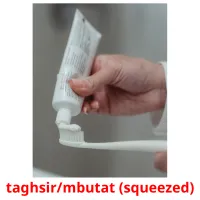 taghsir/mbutat (squeezed) cartões com imagens