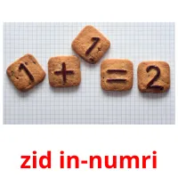 zid in-numri cartões com imagens