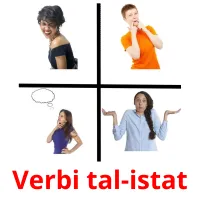 Verbi tal-istat cartes flash