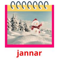 jannar picture flashcards