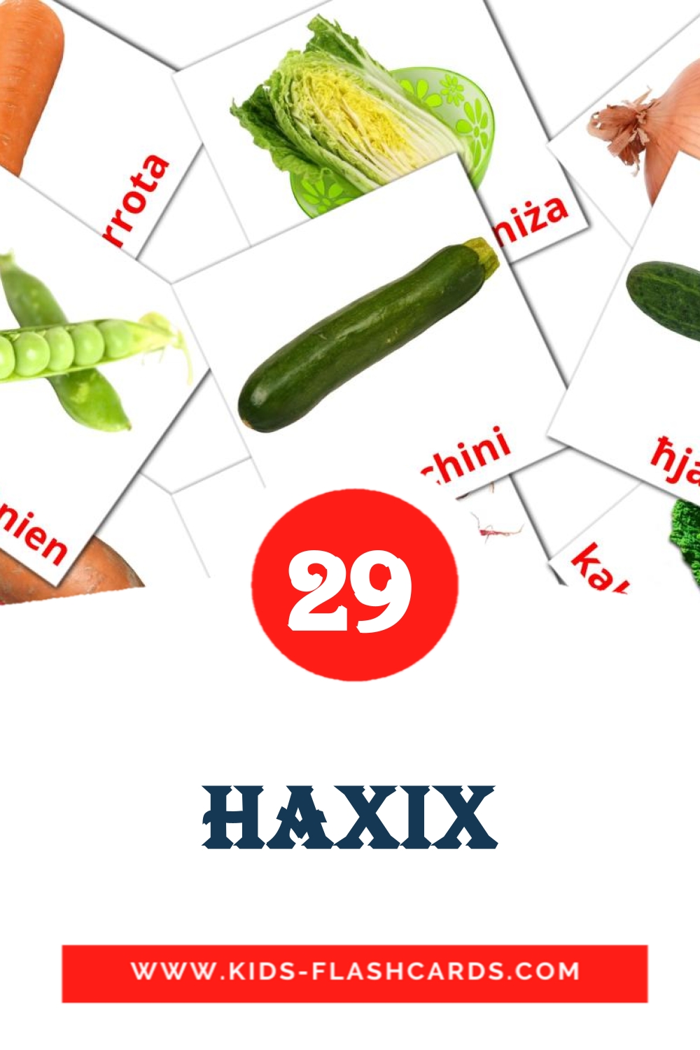 29 cartes illustrées de Haxix pour la maternelle en maltais