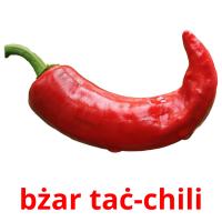 bżar taċ-chili card for translate