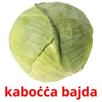 kaboċċa bajda Tarjetas didacticas