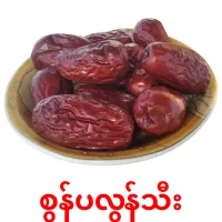 စွန်ပလွန်သီး picture flashcards