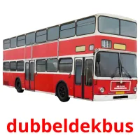 dubbeldekbus picture flashcards