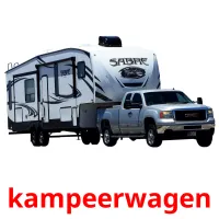 kampeerwagen picture flashcards