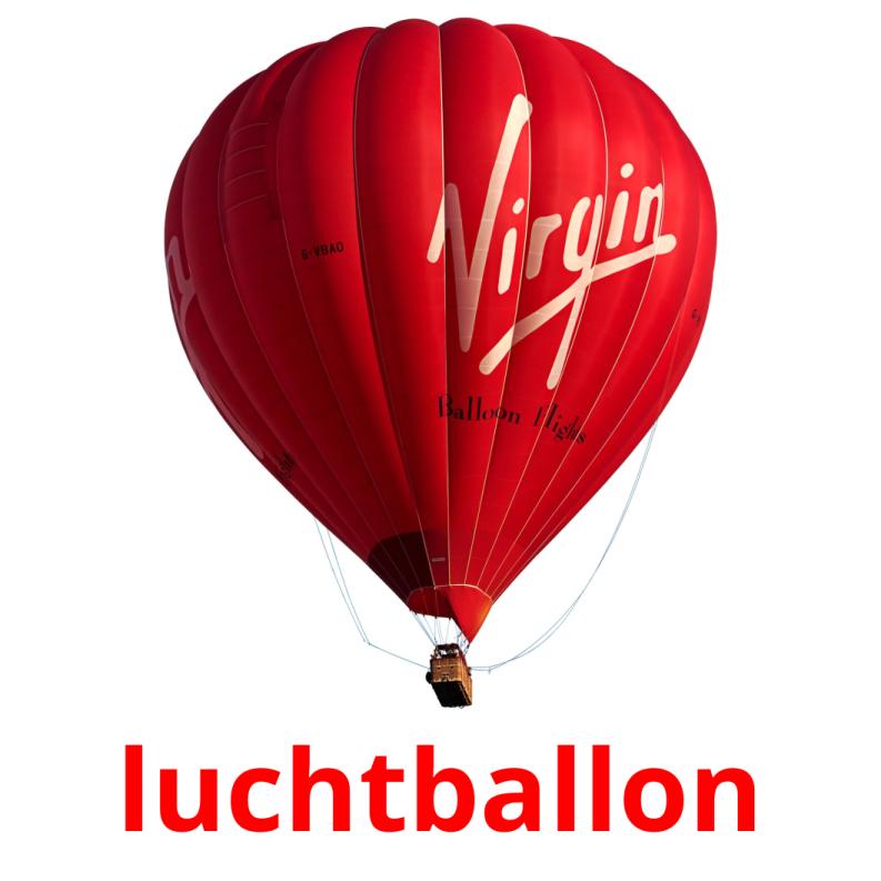 luchtballon picture flashcards
