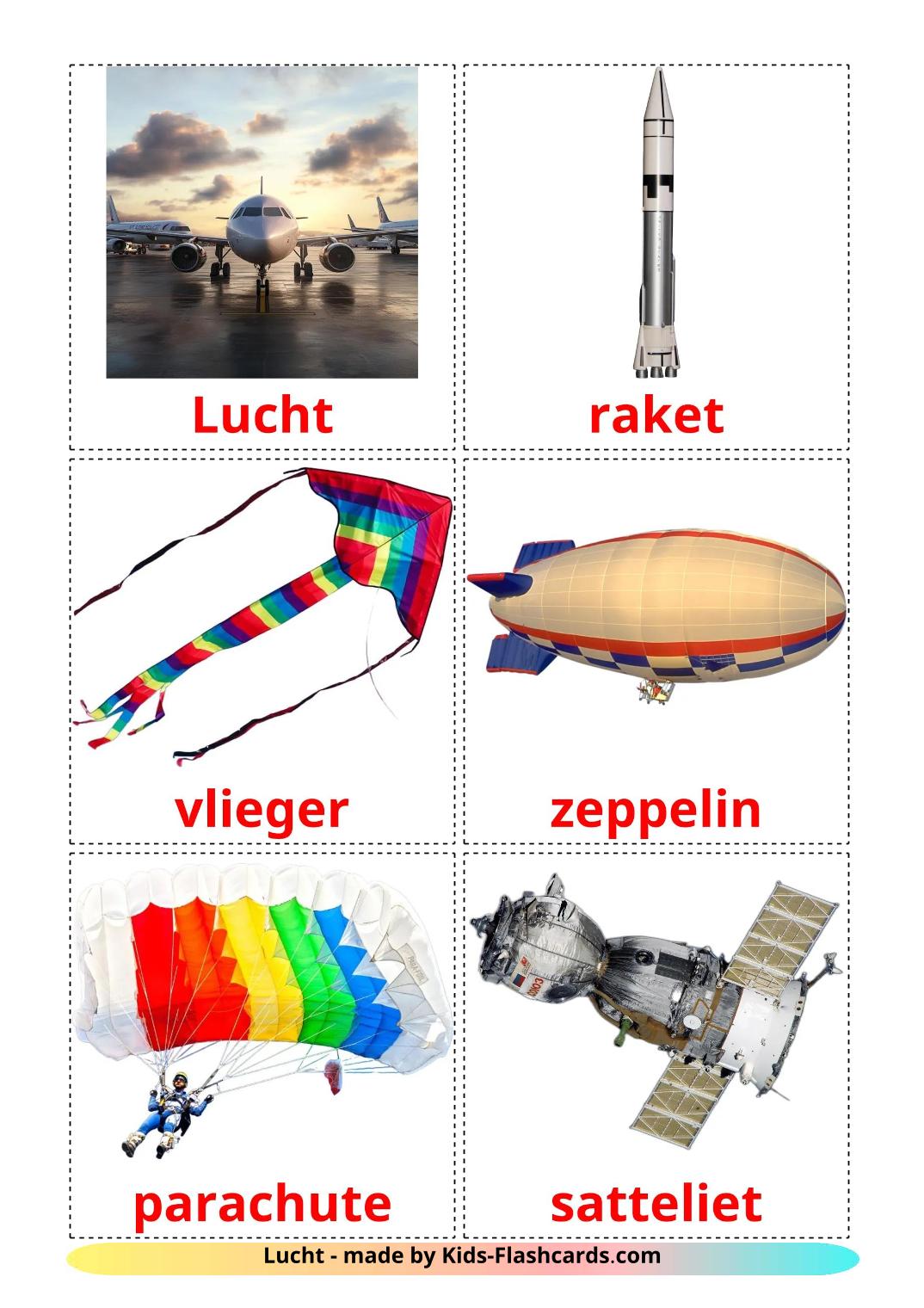 Lucht - 14 gratis printbare nederlandse kaarten