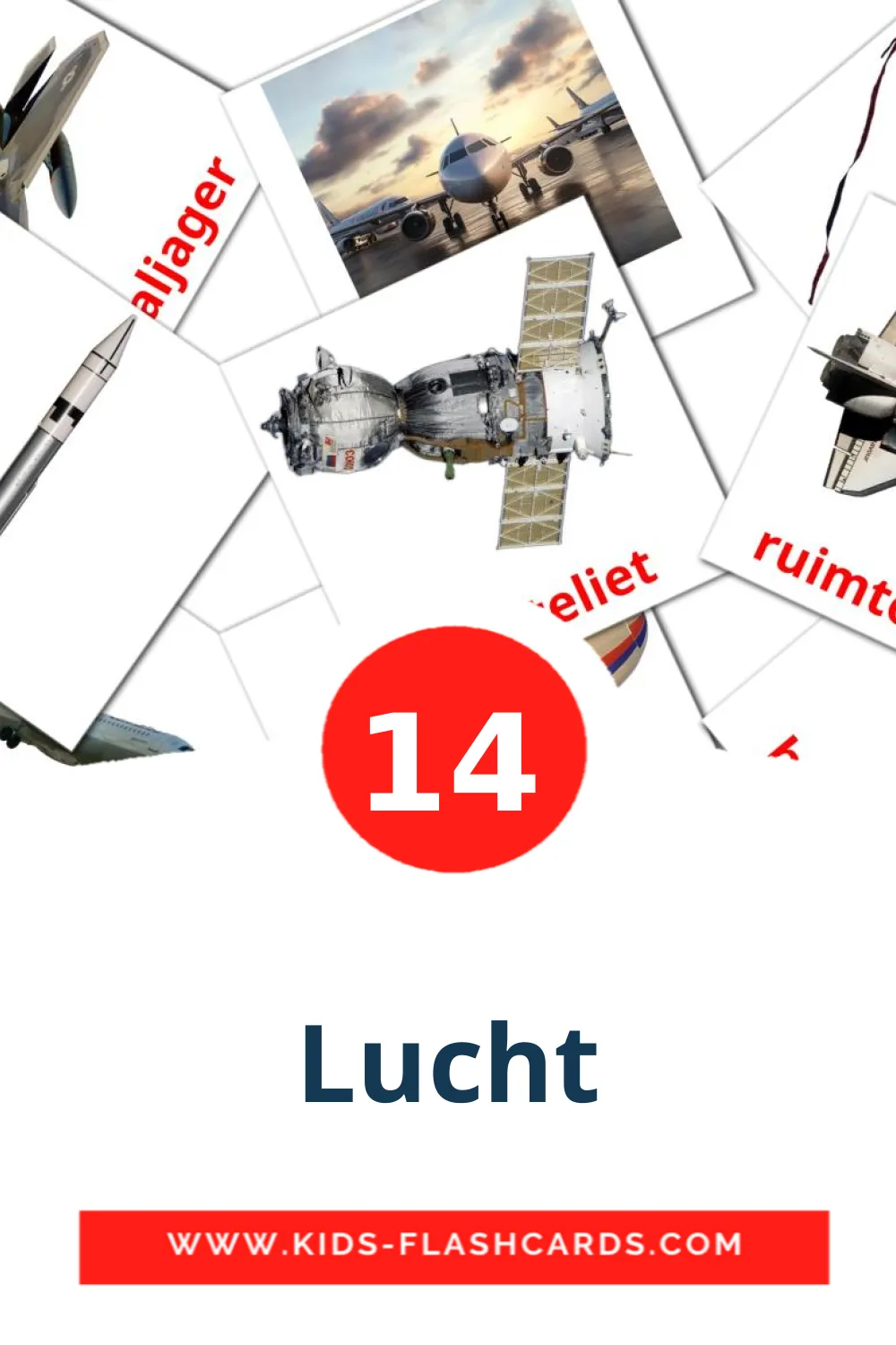 14 Lucht fotokaarten voor kleuters in het nederlands