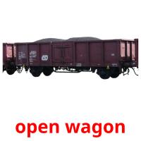 open wagon Bildkarteikarten