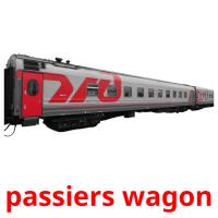 passiers wagon Tarjetas didacticas