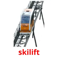 skilift Bildkarteikarten