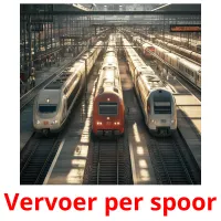 Vervoer per spoor Bildkarteikarten