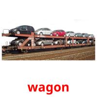 wagon flashcards illustrate