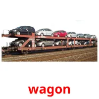 wagon Bildkarteikarten