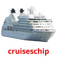 cruiseschip Bildkarteikarten