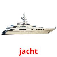 jacht flashcards illustrate