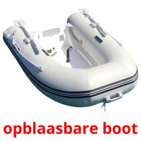 opblaasbare boot picture flashcards