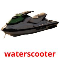 waterscooter Tarjetas didacticas