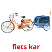 fiets kar ansichtkaarten