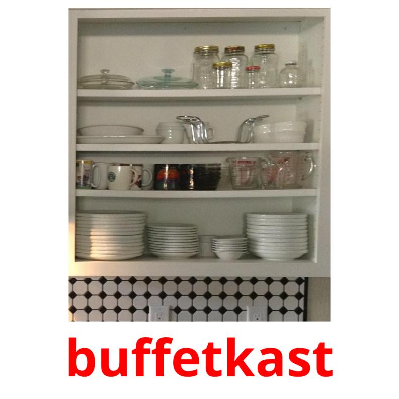 buffetkast picture flashcards