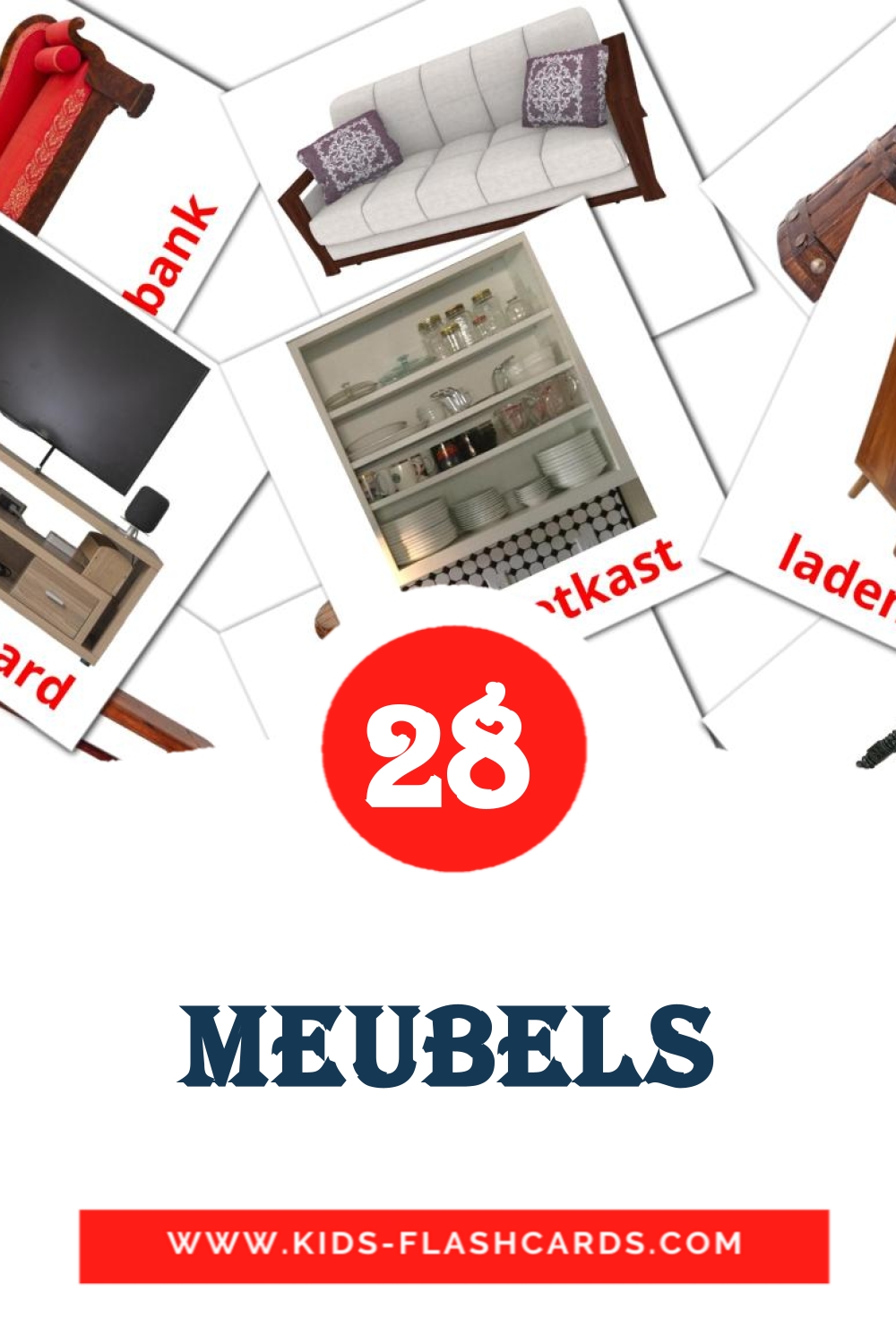 Meubels на нидерландcком для Детского Сада (31 карточка)