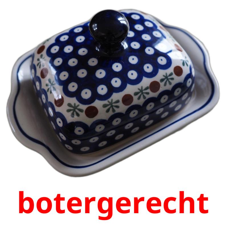 botergerecht picture flashcards