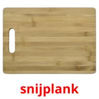 snijplank picture flashcards