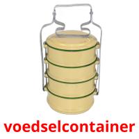 voedselcontainer picture flashcards