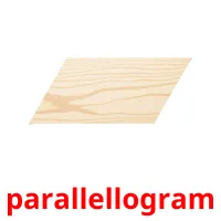 parallellogram Tarjetas didacticas