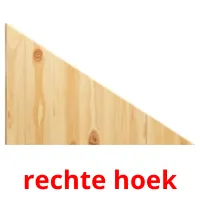 rechte hoek Tarjetas didacticas