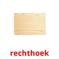 rechthoek Tarjetas didacticas