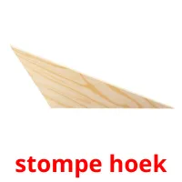 stompe hoek Tarjetas didacticas