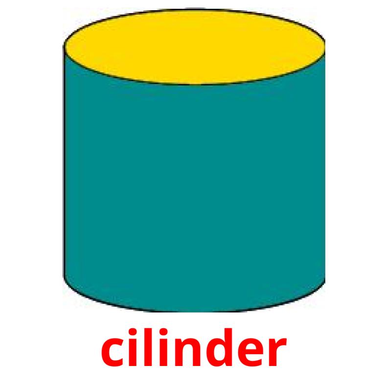 cilinder picture flashcards