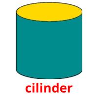 cilinder flashcards illustrate