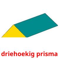 driehoekig prisma flashcards illustrate