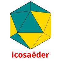 icosaëder flashcards illustrate