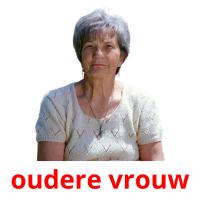 oudere vrouw picture flashcards