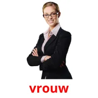 vrouw Bildkarteikarten