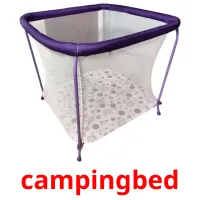 campingbed ansichtkaarten