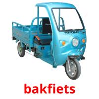 bakfiets flashcards illustrate