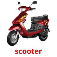 scooter Bildkarteikarten