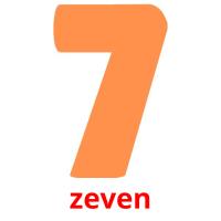 zeven picture flashcards