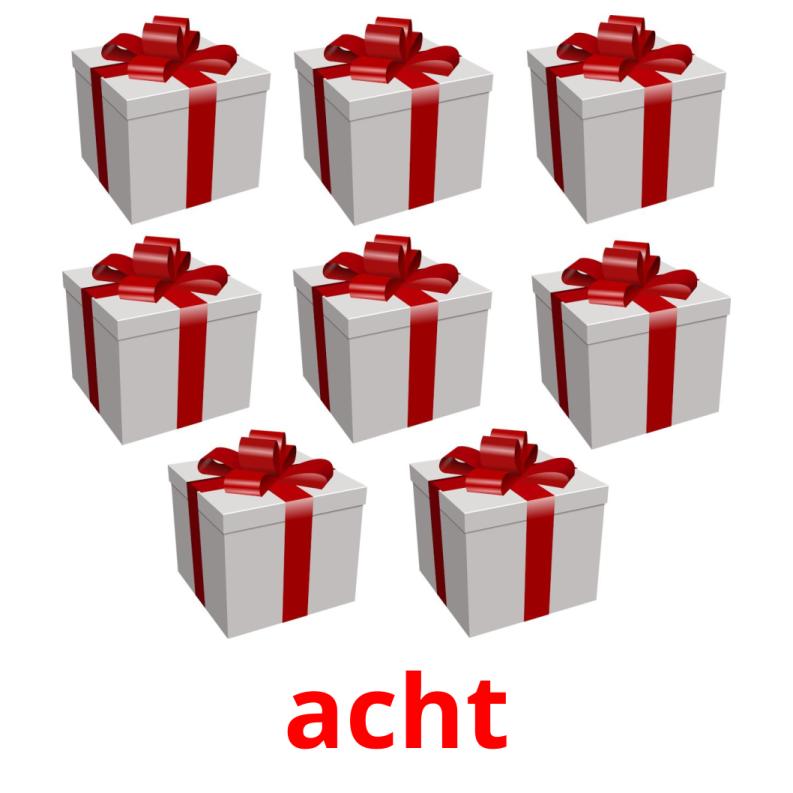 acht picture flashcards