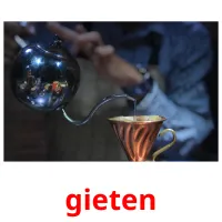 gieten flashcards illustrate