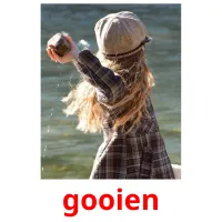 gooien flashcards illustrate