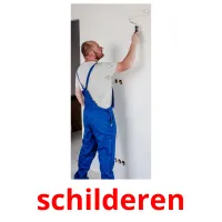 schilderen flashcards illustrate