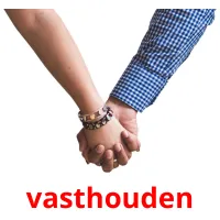 vasthouden flashcards illustrate