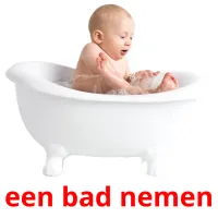 een bad nemen ansichtkaarten