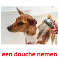 een douche nemen ansichtkaarten